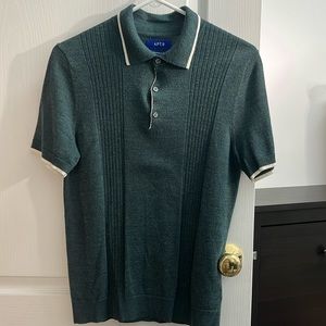 Short Sleeve Sweater Polo - Apt. 9